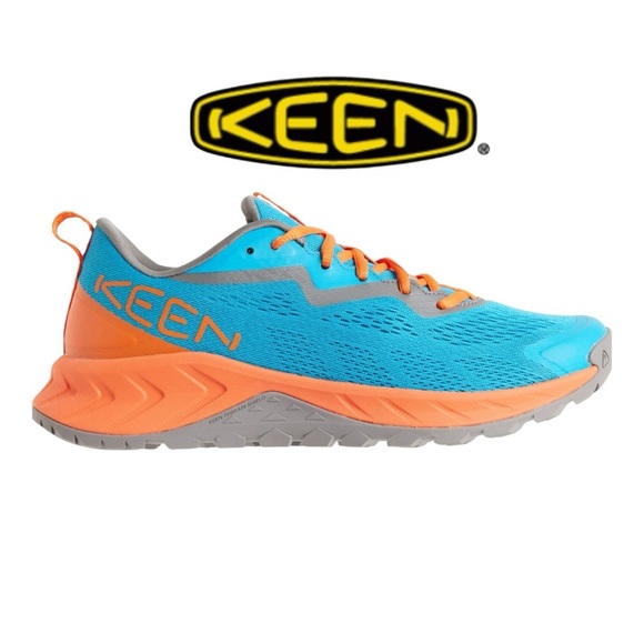 Keen (NWT) Men's Athletic Running Trail Shoes - Blue and Orange, Size 10 - Picture 10 of 10